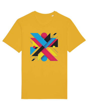 ABSTRACT GEOMETRIC MINIMALIST 3 Spectra Yellow