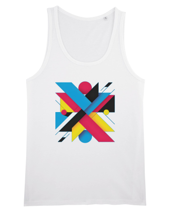 ABSTRACT GEOMETRIC MINIMALIST 3 White