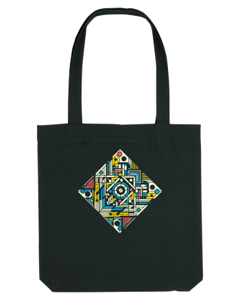 ABSTRACT GEOMETRIC MINIMALIST 4 Black