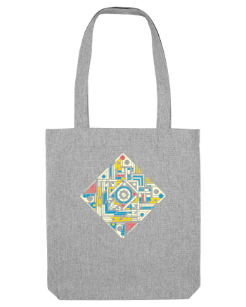 ABSTRACT GEOMETRIC MINIMALIST 4 Heather Grey