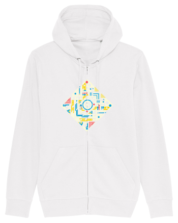 ABSTRACT GEOMETRIC MINIMALIST 4 White