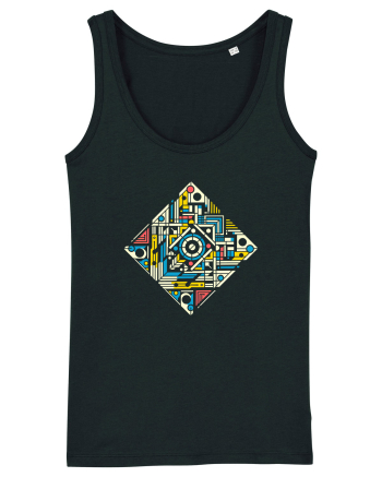 ABSTRACT GEOMETRIC MINIMALIST 4 Black