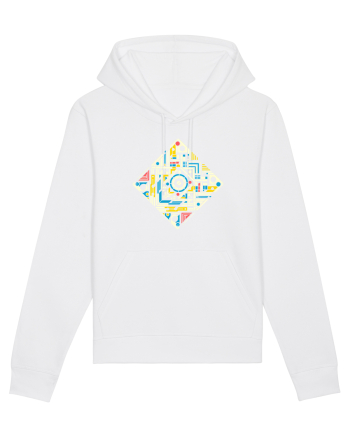 ABSTRACT GEOMETRIC MINIMALIST 4 White
