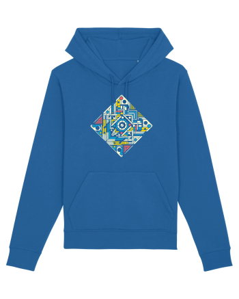 ABSTRACT GEOMETRIC MINIMALIST 4 Royal Blue