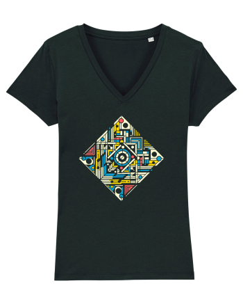ABSTRACT GEOMETRIC MINIMALIST 4 Black