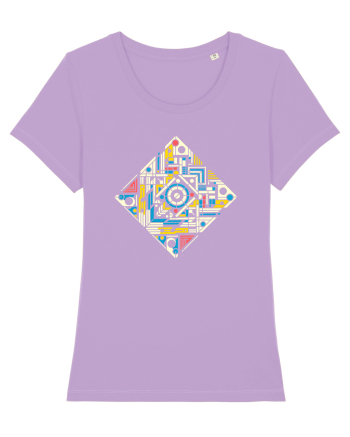 ABSTRACT GEOMETRIC MINIMALIST 4 Lavender Dawn