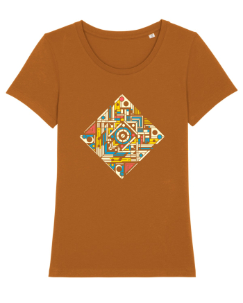 ABSTRACT GEOMETRIC MINIMALIST 4 Roasted Orange