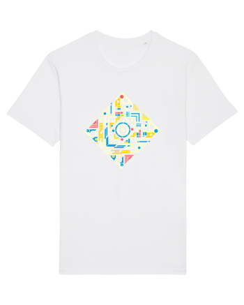 ABSTRACT GEOMETRIC MINIMALIST 4 White