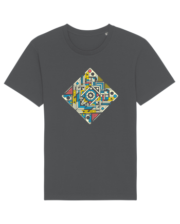 ABSTRACT GEOMETRIC MINIMALIST 4 Anthracite