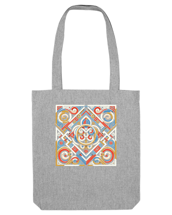 ABSTRACT GEOMETRIC 3 Heather Grey