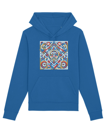 ABSTRACT GEOMETRIC 3 Royal Blue