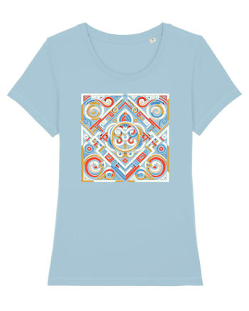 ABSTRACT GEOMETRIC 3 Sky Blue