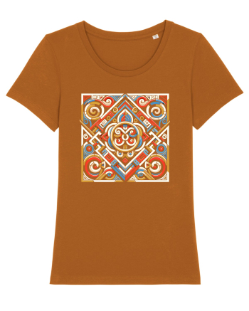 ABSTRACT GEOMETRIC 3 Roasted Orange