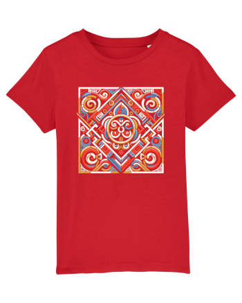 ABSTRACT GEOMETRIC 3 Red