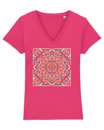 ABSTRACT GEOMETRIC 4 Raspberry