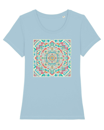 ABSTRACT GEOMETRIC 4 Sky Blue