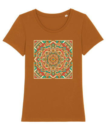 ABSTRACT GEOMETRIC 4 Roasted Orange