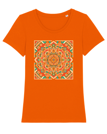ABSTRACT GEOMETRIC 4 Bright Orange