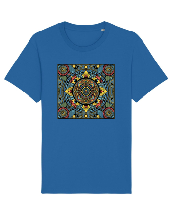 ABSTRACT GEOMETRIC 5 Royal Blue