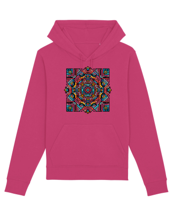 ABSTRACT GEOMETRIC 6 Raspberry