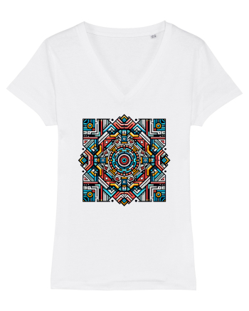 ABSTRACT GEOMETRIC 6 White