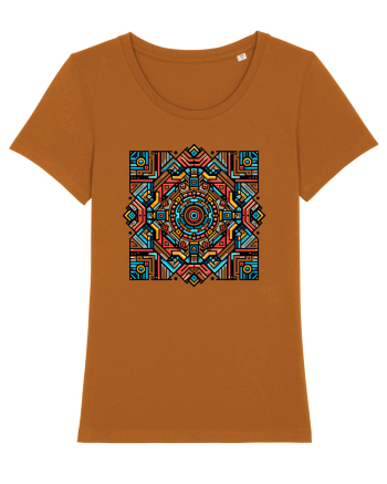 ABSTRACT GEOMETRIC 6 Roasted Orange