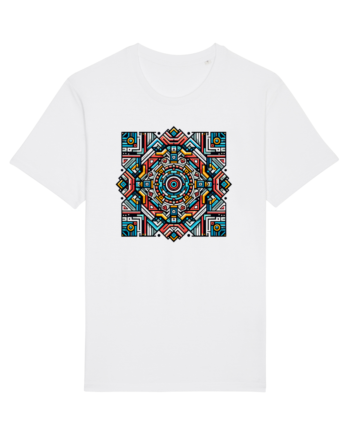 Tricou mânecă scurtă Unisex Rocker White