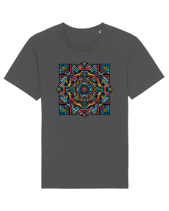 ABSTRACT GEOMETRIC 6 Anthracite