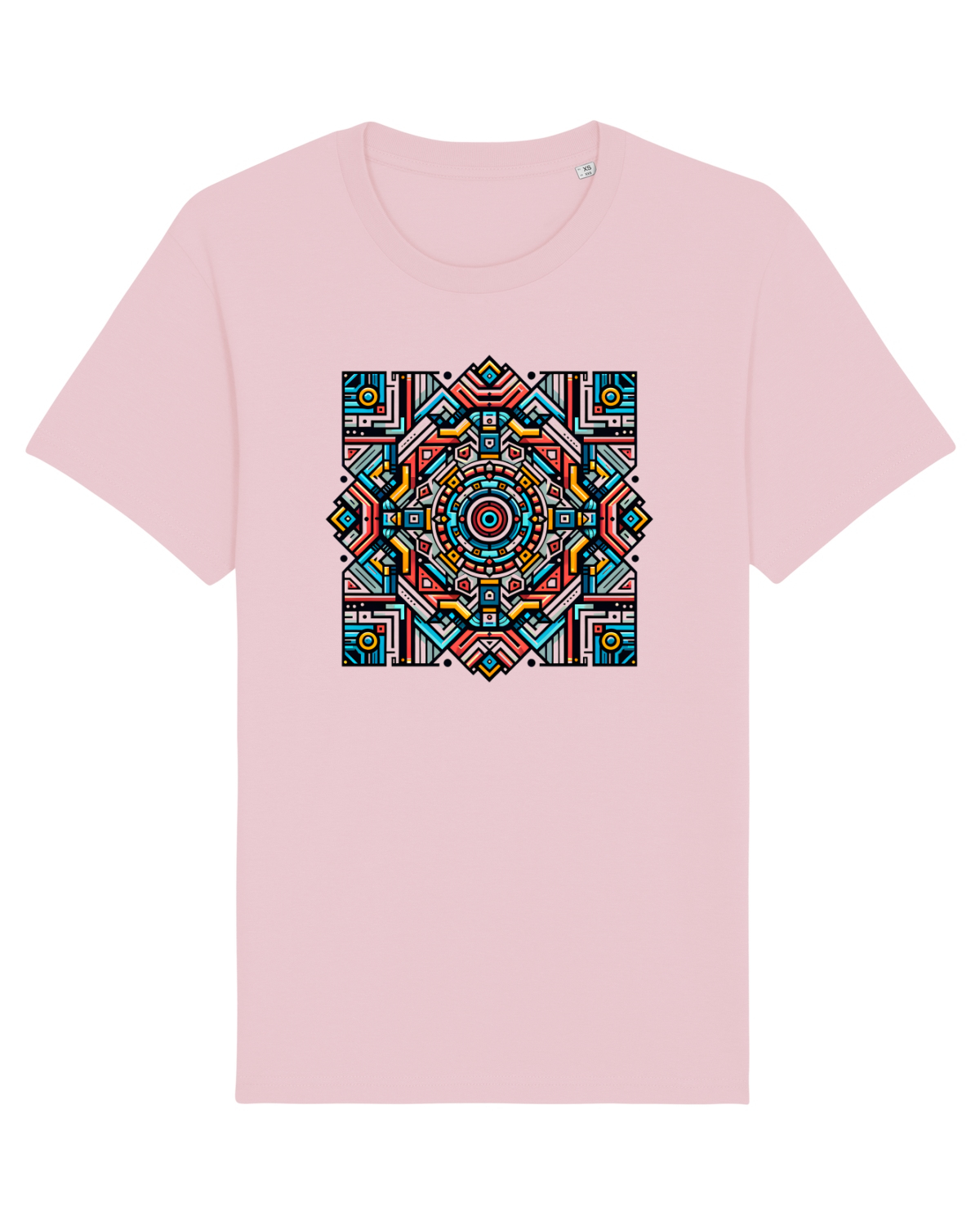 Tricou mânecă scurtă Unisex Rocker Cotton Pink