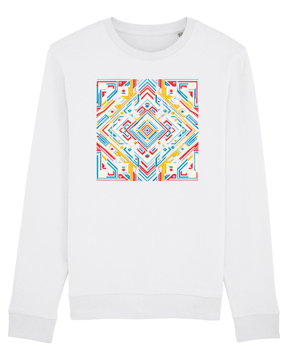 Bluză mânecă lungă Unisex Rise White