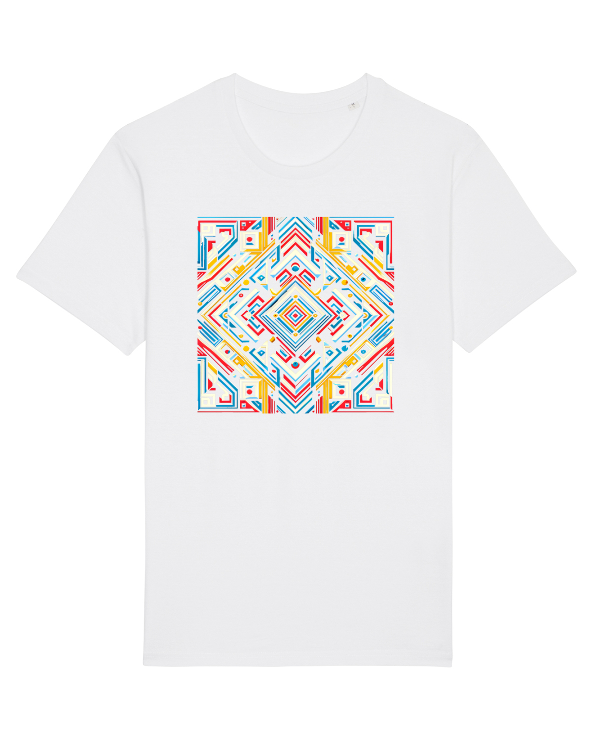 Tricou mânecă scurtă Unisex Rocker White