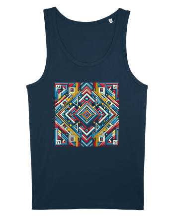 ABSTRACT GEOMETRIC MINIMALIST 5 Navy