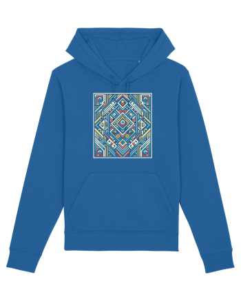 ABSTRACT GEOMETRIC MINIMALIST 6 Royal Blue
