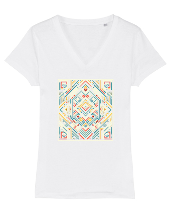 ABSTRACT GEOMETRIC MINIMALIST 6 White