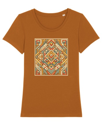 ABSTRACT GEOMETRIC MINIMALIST 6 Roasted Orange