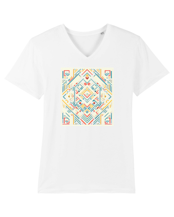ABSTRACT GEOMETRIC MINIMALIST 6 White
