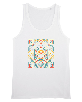 ABSTRACT GEOMETRIC MINIMALIST 6 White