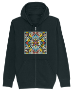 ABSTRACT GEOMETRIC MINIMALIST 7 Hanorac cu fermoar Unisex Connector
