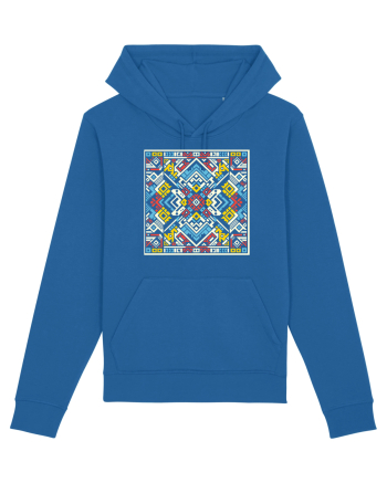 ABSTRACT GEOMETRIC MINIMALIST 7 Royal Blue