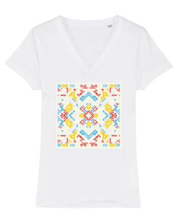 ABSTRACT GEOMETRIC MINIMALIST 7 White
