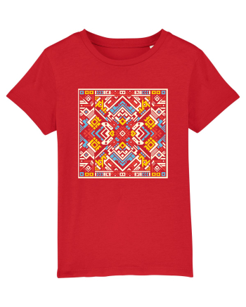 ABSTRACT GEOMETRIC MINIMALIST 7 Red