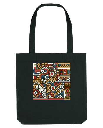 ABSTRACT GEOMETRIC 7 Black
