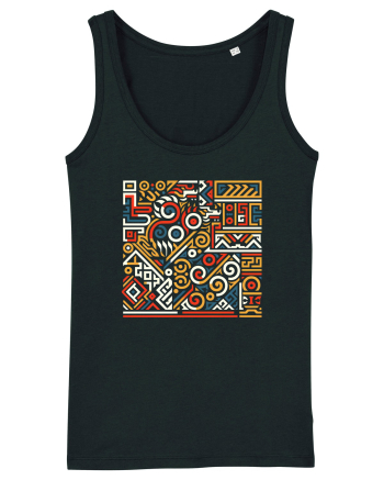 ABSTRACT GEOMETRIC 7 Black