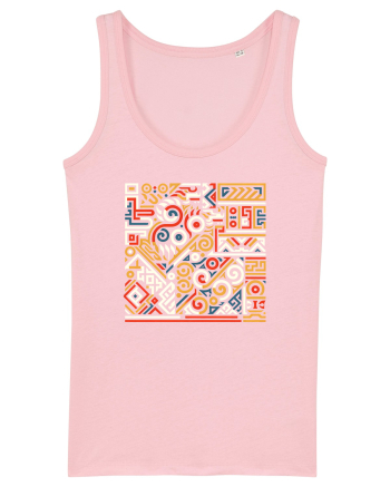 ABSTRACT GEOMETRIC 7 Cotton Pink