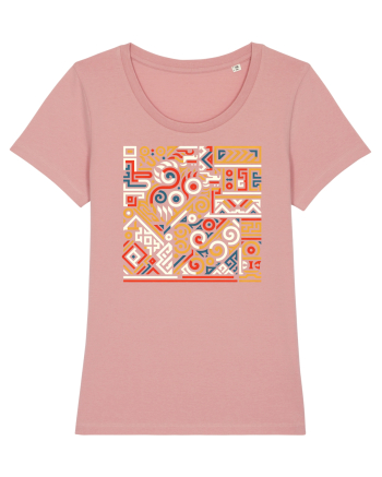 ABSTRACT GEOMETRIC 7 Canyon Pink