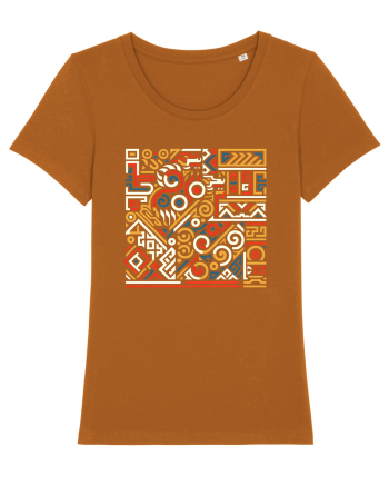 ABSTRACT GEOMETRIC 7 Roasted Orange