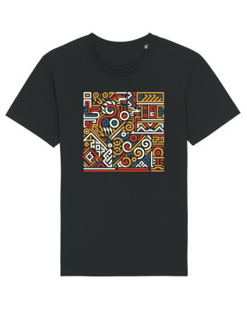 ABSTRACT GEOMETRIC 7 Black