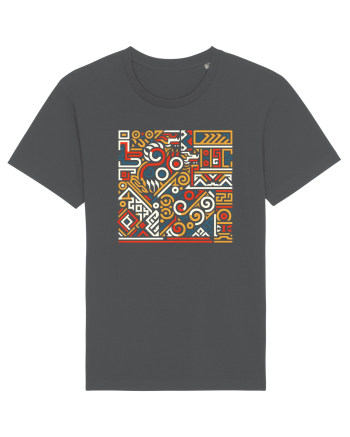 ABSTRACT GEOMETRIC 7 Anthracite
