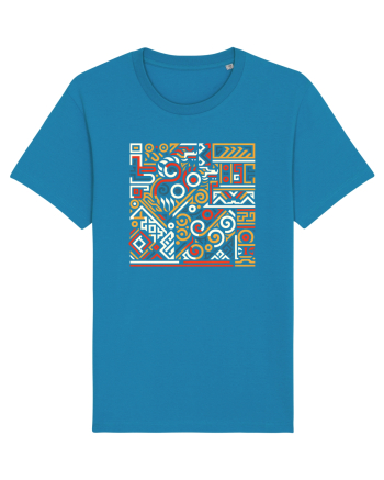 ABSTRACT GEOMETRIC 7 Azur