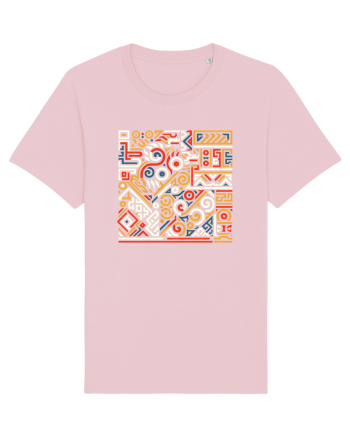 ABSTRACT GEOMETRIC 7 Cotton Pink